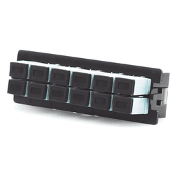 Placa Acopladora / 12 Fibras Multimodo / 12 Acopladores SC Simplex / Compatible SC-LC-APC-PC/UPC / Interior