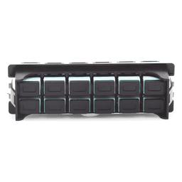 Placa Acopladora / 12 Fibras Multimodo / 12 Acopladores SC Simplex / Compatible SC-LC-APC-PC/UPC / Interior