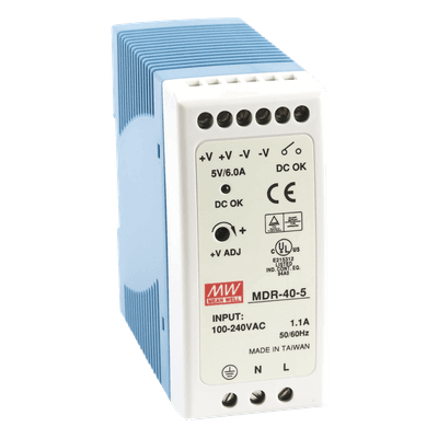 Fuente de poder Industrial Riel Din 5Vcc, 40W