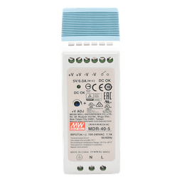 Fuente de poder Industrial Riel Din 5Vcc, 40W