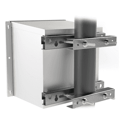 Montaje Galvanizado para Instalar en Poste o Pared Gabinetes con Iniciales EIPCB 