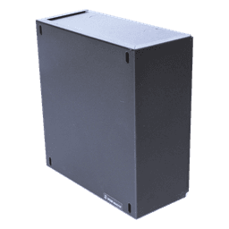 Gabinete para Baterías / Acero Calibre 26 / 217 x 212 x 88 mm / Pintura Electrostática Negra / Compatible con Tablillas ELKP624U-ELKP624, AL624, SMP3 y SMP5
