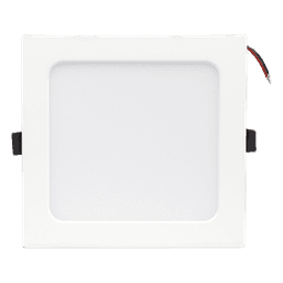 Spot LED Empotrable Cuadrado / 15 W / 1200 lúmenes / Luz Fría 6000 K / Ángulo 120° / IP20 / 17.5 x 17.5 cm (6.9 x 6.9 in)