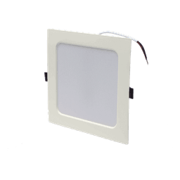 Spot LED Empotrable Cuadrado / 15 W / 1200 lúmenes / Luz Fría 6000 K / Ángulo 120° / IP20 / 17.5 x 17.5 cm (6.9 x 6.9 in)