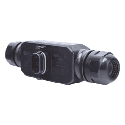 Conector para Cable Troncal / 2 Pines + PE / 32 A / 300 VCA / IP67 / 10 AWG