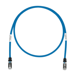 Patch Cord Cat6A / S/FTP Blindado / 26 AWG / 7.62 m (25 ft) / CM/LS0H / Azul