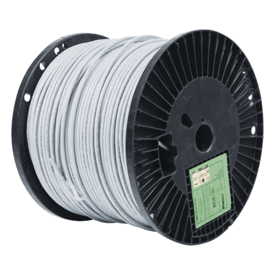 Bobina de Cable UTP de 4 Pares, Vari-MaTriX, Cat6A, 23 AWG, CMP (Plenum), Color Gris, 305m