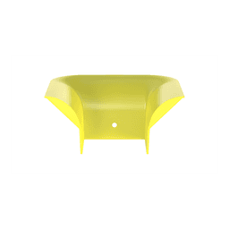Accesorio de Control de Radio de Curvatura / 2' (50.8 mm) / Policarbonato/ABS / 3.75' x 3.75' x 7.93' (95.2x95.2x201.4 mm) / Amarillo
