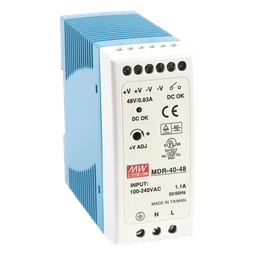Fuente de poder Industrial Riel Din 48Vcc, 40W