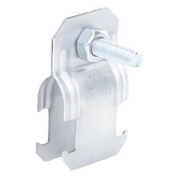 Abrazadera Unicanal / 1/2" (13 mm) / Calibre 18 / Conduit Pared Gruesa y PVC Rígido / Instalaciones Comerciales