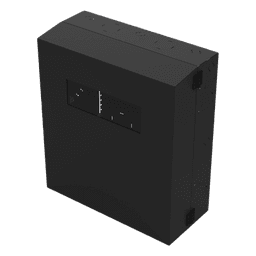 Gabinete de Pared / Rack Horizontal 6 UR + 2 UR / Acero / Ventanilla de Inspección / 701 x 792 x 320 mm / Gabinete Armado