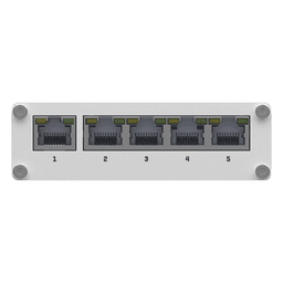 Switch Industrial No-Administrable 5 puertos Gigabit