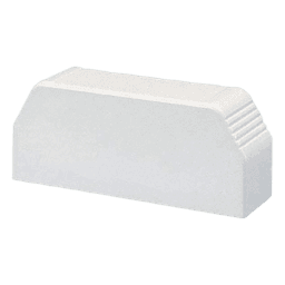 Tapa final, para uso con canaleta T70, Material PVC Rígido, Color Blanco