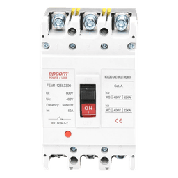 Protector Térmico Trifásico / 50 A / 690 V CA / Capacidad de Ruptura 125 A / Conductores 50 mm / -5°C a +40°C