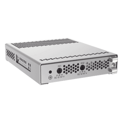 Switch administrable / Dual OS / 1x RJ45 1G / 4x SFP+ 10G / Sin ventilador / 10W máx