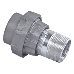 Tuerca Unión Macho-Hembra de  1/2" (12.7 mm) para Áreas Peligrosas. 