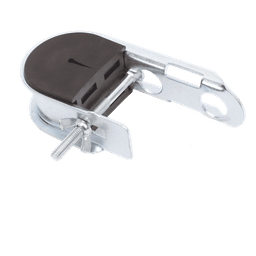 Herraje de Suspensión Tipo J / Fibra Óptica Mini ADSS / Diámetro 6-8 mm / Acero Galvanizado / Neopreno Resistente / 4000 N / Span 100 m (328.1 ft)