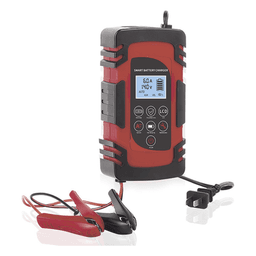 Cargador de Baterías / 12 o 24 Vcc / hasta 40 Ah / 1 A / 100-220 VCA / Plástico ABS