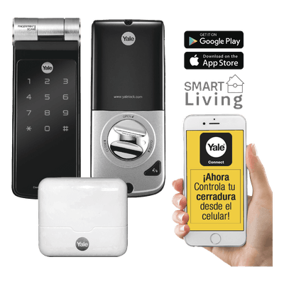 Kit de Hub con Cerradura YDF40A: Código, Biometria y apertura Smartphone en cualquier parte el Mundo