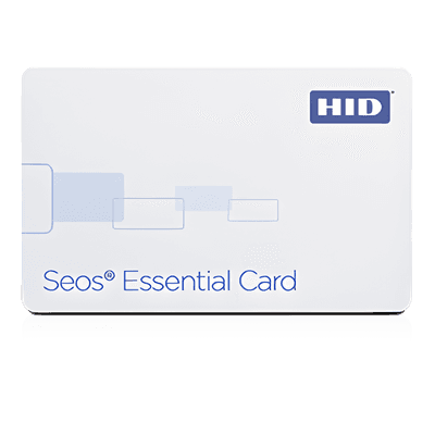 Tarjeta de Acceso Dual / SEOS Essential + Prox / 13.56 MHz y 125 kHz / PVC Resistente / Impresión Doble Cara / Formato H10301 26 Bits