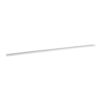 Canaleta de PVC / 19.6 x 12 mm / 1.83 m (6 ft) de largo / Adhesiva sin herramientas / UL94V-0 / Bisagra integrada