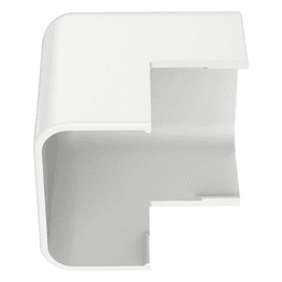 Esquinero exterior / ABS / UL94V-0 / FT4 / 90° / 0 a 50°C / Blanco