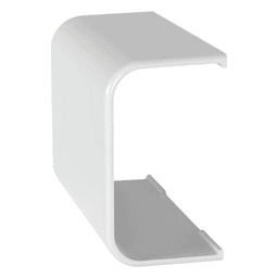 Unión Recta para Canaleta / 180° / ABS / Instalación Sin Herramientas / UL94V-0 / FT4 / 0 a 50°C (32 a 122°F)
