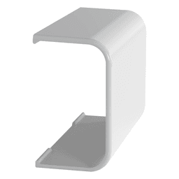 Unión Recta para Canaleta / 180° / ABS / Instalación Sin Herramientas / UL94V-0 / FT4 / 0 a 50°C (32 a 122°F)