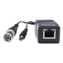 (TRANSCEPTOR) TRANSMISOR ACTIVO para Kits KITTT4PVTURBOX, KITTT8PVTURBOX, KITTT16PVTURBOX y KIT-TT16PVTURBOX-RX / Regula el voltaje de 36 Vcc a 12Vcc / HD-TVI/CVI/AHD/CVBS / Se instala del lado de la cámara. 