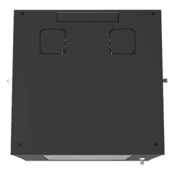 Gabinete de Piso / 12UR / 638 mm Profundidad / 276 kg Carga / Acero ANSI/TIA RS-310-D / Puerta Cristal Templado