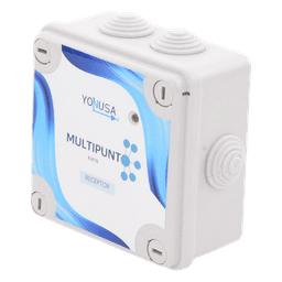 Receptor Inalámbrico / 1 km Línea de Vista / 10 Equipos / 1 HP / 800 W / Contacto Seco