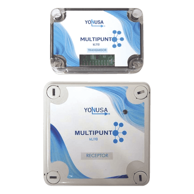 Kit Control Inalámbrico de Relés / Alcance 1 km (3280.8 ft) Linea de Vista / Multi-Punto 10 Dispositivos / Salida 16 A 250 VAC / Contacto Seco / Alimentación Solar Opcional