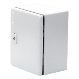 Gabinete de Acero / NEMA 4 / IP66 / 20x25x15 cm (7.9x9.8x5.9 in) / Platina / Certificado UL