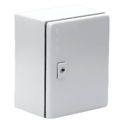 Gabinete de Acero / NEMA 4 / IP66 / 20x25x15 cm (7.9x9.8x5.9 in) / Platina / Certificado UL