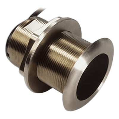 Sonda de Frecuencia Dual / 50/200 kHz / 600 W / Ancho de Haz 45°-12° / Profundidad Máxima 1200 ft (365.8 m) / Medición de Profundidad y Temperatura / Cable 33 ft (10.1 m) / 8 Pines