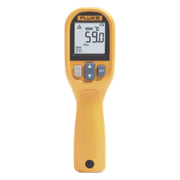Termómetro Infrarrojo / Rango -30°C a 350°C (-22°F a 662°F) / Precisión ±2% / Relación D:P 10:1 / IP40 / Resistencia Caída 1 m (3.3 ft)