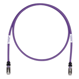 Patch Cord Cat6A, Blindado S/FTP, CM/LS0H, 3.05 Metros (10 Pies), Color Violeta