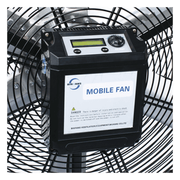 ventilador Industrial Móvil Ultra Silencioso de 1.5 m, Para Almacenes, Hangares, Líneas de Producción, Gimnasios