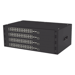 Gabinete para Montaje en Pared liviano, 4 Unidades de rack, Profundidad máxima de trabajo 250 mm, Se envía el Gabinete Armado.