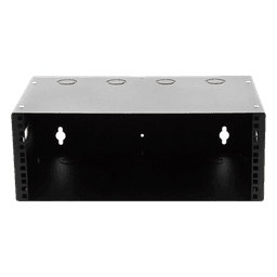 Gabinete para Montaje en Pared liviano, 4 Unidades de rack, Profundidad máxima de trabajo 250 mm, Se envía el Gabinete Armado.