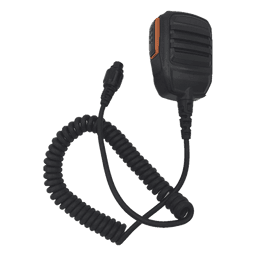 Micrófono PTT para Radio Móvil / Conector 8 Pines / IP54 / Cable Reforzado Kevlar / Resistencia 40 kg