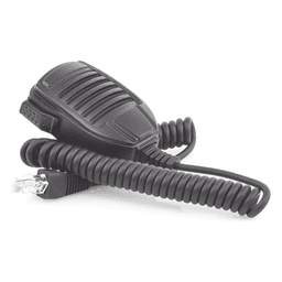 Micrófono PTT para Radio Móvil / Conector 8 Pines / IP54 / Cable Reforzado Kevlar / Resistencia 40 kg