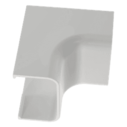 Esquinero interior / Canaleta LD10 / ABS / UL94V-0 FT4 / 0 a 50°C / Blanco