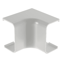 Esquinero interior / Canaleta LD10 / ABS / UL94V-0 FT4 / 0 a 50°C / Blanco