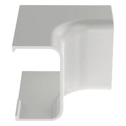 Esquinero interior / Canaleta LD10 / ABS / UL94V-0 FT4 / 0 a 50°C / Blanco