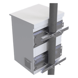 Herraje para Fijación a Pared, Torre o Poste compatible con LP-FORTE-16UR3 y LP-FORTE-24U-R3