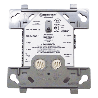 Módulo de control direccionable para circuito de notificación NAC de 24 V o audio hasta 70.7 Vrms, protocolo FlashScan