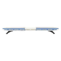 Barra de luces de 47" azul, 88 LED, con control de tráfico en color azul, ideal para equipar unidades de seguridad pública