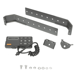 Barra de luces de 47" azul, 88 LED, con control de tráfico en color azul, ideal para equipar unidades de seguridad pública