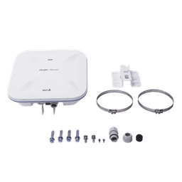 Punto de Acceso Mesh Wi-Fi 6 / 2.4 GHz 574 Mbps / 5 GHz 1200 Mbps / PoE Gigabit / SFP Óptico / 4 dBi y 6 dBi / Exterior 360°